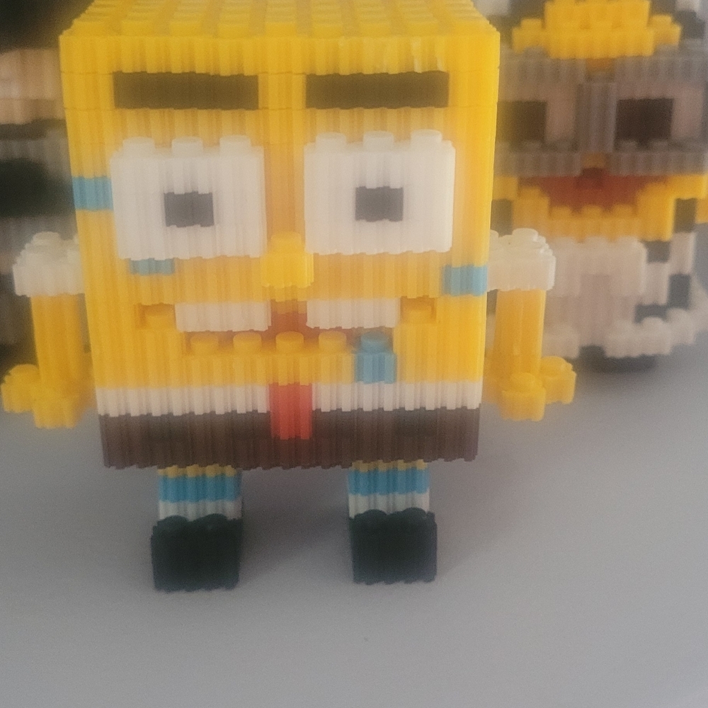 Mind Exercise Building Block Cartoon Character - Picture 3 of 3